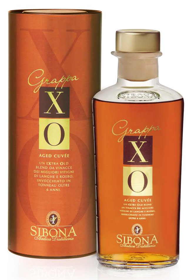 Fles - Grappa - Sibona - XO Extra Old - 0,5l - 44%