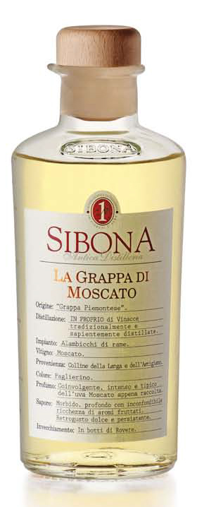 Fles - Grappa - Sibona - La Grappa di Morcato- 0,5l - 42%