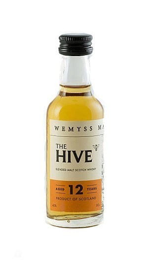 Fles - Whisky - Wemyss Malts - The Hive - 12yrs - Mini Blended Malt - 0,05l - 40%