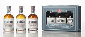 3xfles & case - Whisky - Westland American Single Malt - 3x0,20l - 46%
