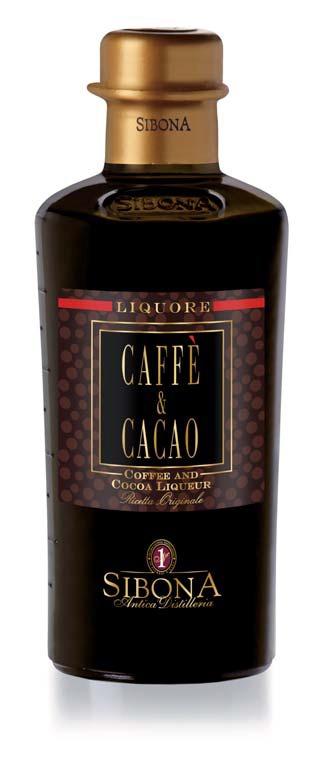 Fles - Grappa - Sibona - Café & Cacao - 0,5l - 20%