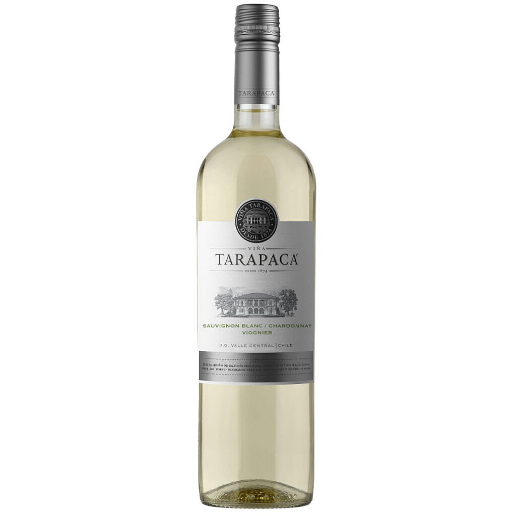 Fles - Wijnen - Chili - Tarapaca - Multi Varietal Sauvignon Blanc/Chardonnay/Viognier - 0,75 l - 13%