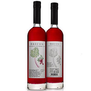 Fles - Gin - Brecon - Rhubarb & Cranberry - 37,5% - 0,7l