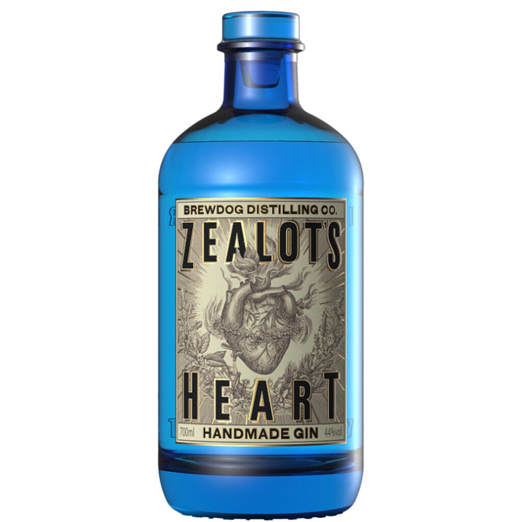 Fles - Gin - Brewdog - Zealot's Heart Gin - 44% - 0,7l
