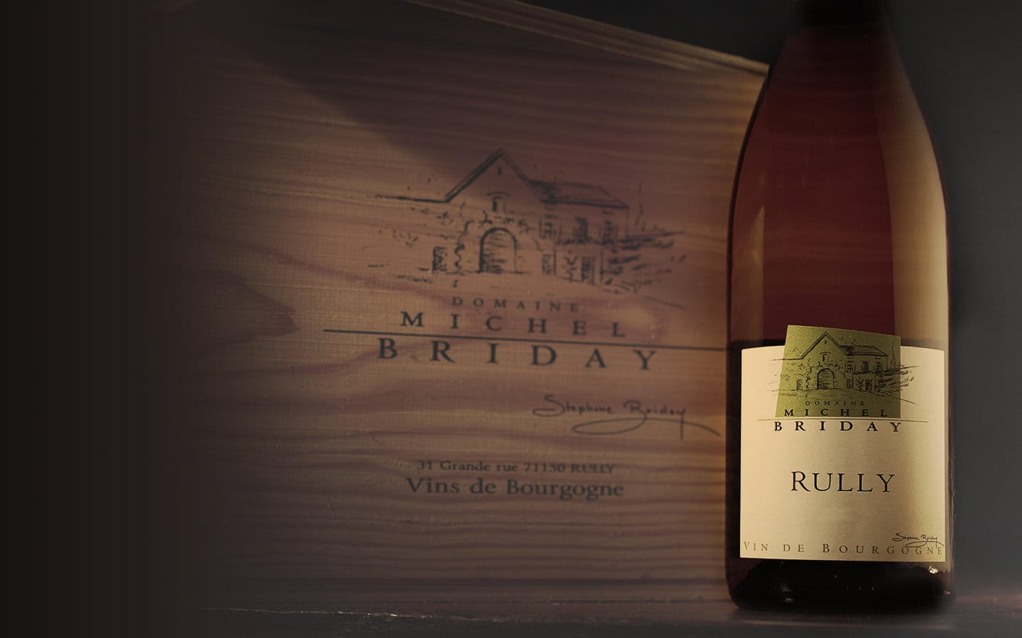 Domaine Briday Rully 1er Cru La Pucelle 2022 - mood shot