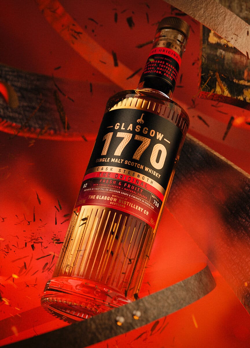 Glasgow Distillery 1770 Original Cask Strength mood shot