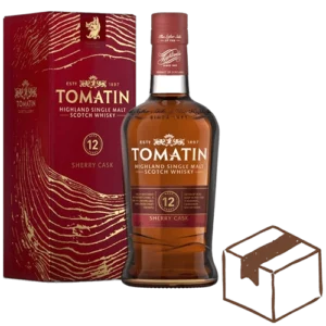 Tomatin 12 YO Sherry Cask Doos van 6