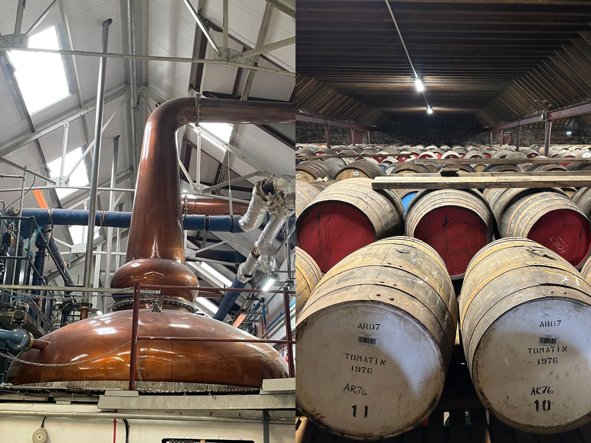 Tomatin-Distillery-still-casks