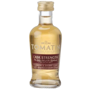 Tomatin mini Cask Strength Highland product shot