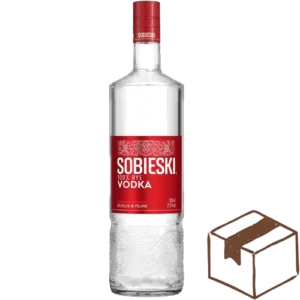 Vodka Sobieski 1 Liter Doos van 12 - product shot 1.1