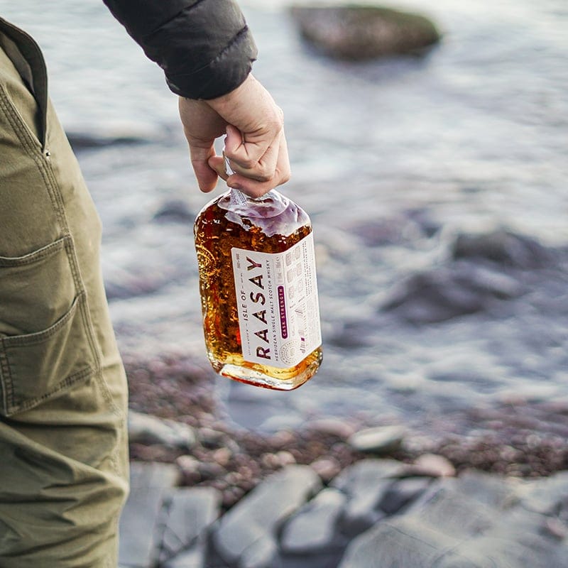 Isle of Raasay Cask Strength mood shot 1