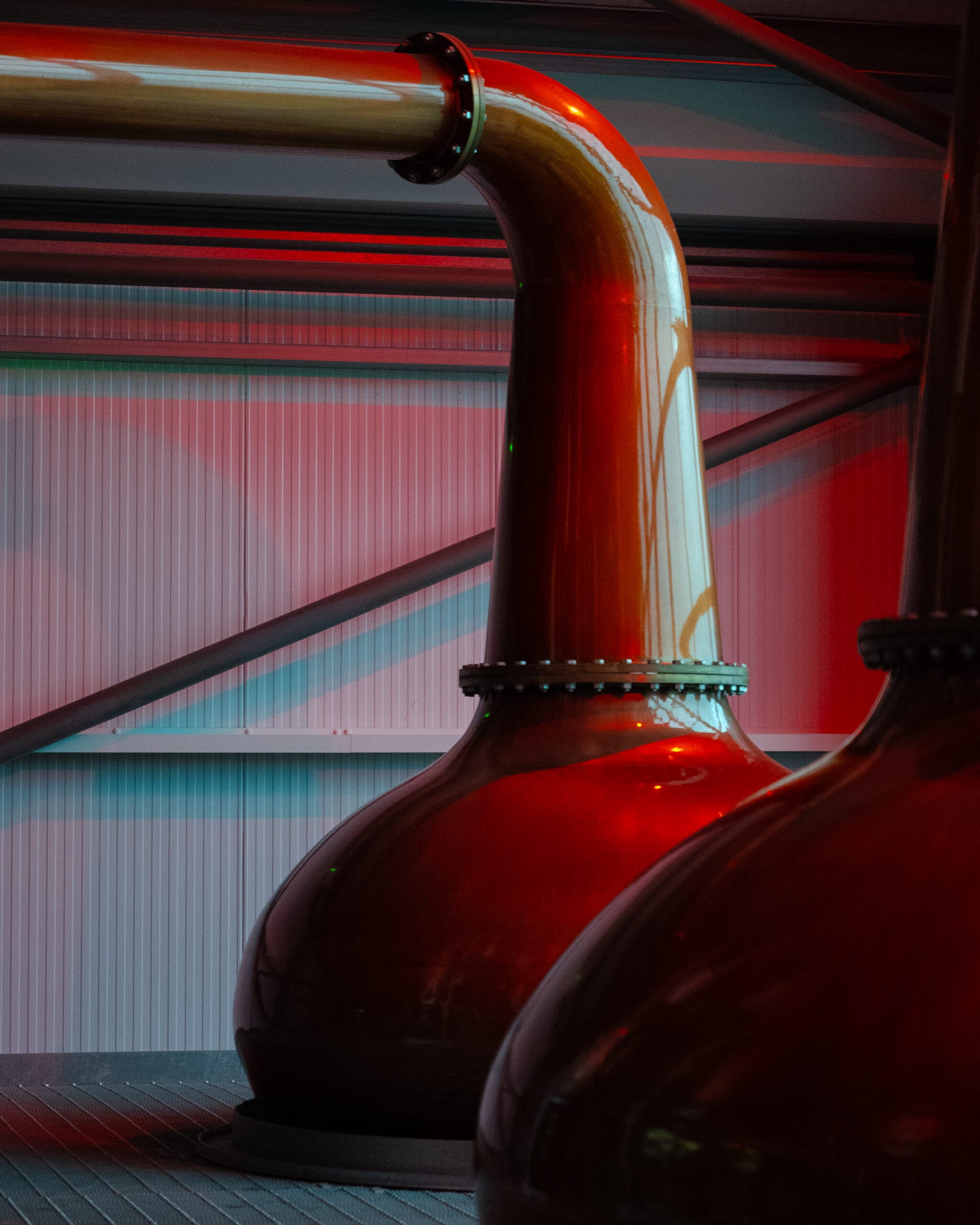 Silkie/Ardara Distillery Still by night