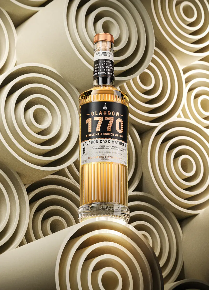 Glasgow Distillery 1770 8 YO Bourbon Cask Matured mood shot